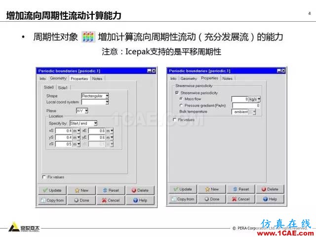 專題 | ANSYS 18.0新功能— Icepak:增加流向周期性流動計算能力和PRESTO離散格式ansys workbanch圖片5