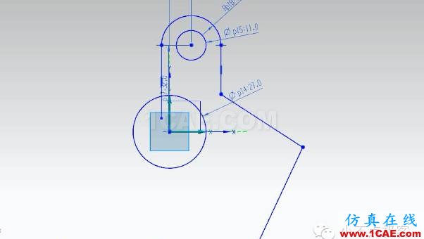 小康分享：UG/NX同步建模教程（11）之草圖繪制  | 點(diǎn)客開(kāi)講ug設(shè)計(jì)案例圖片2