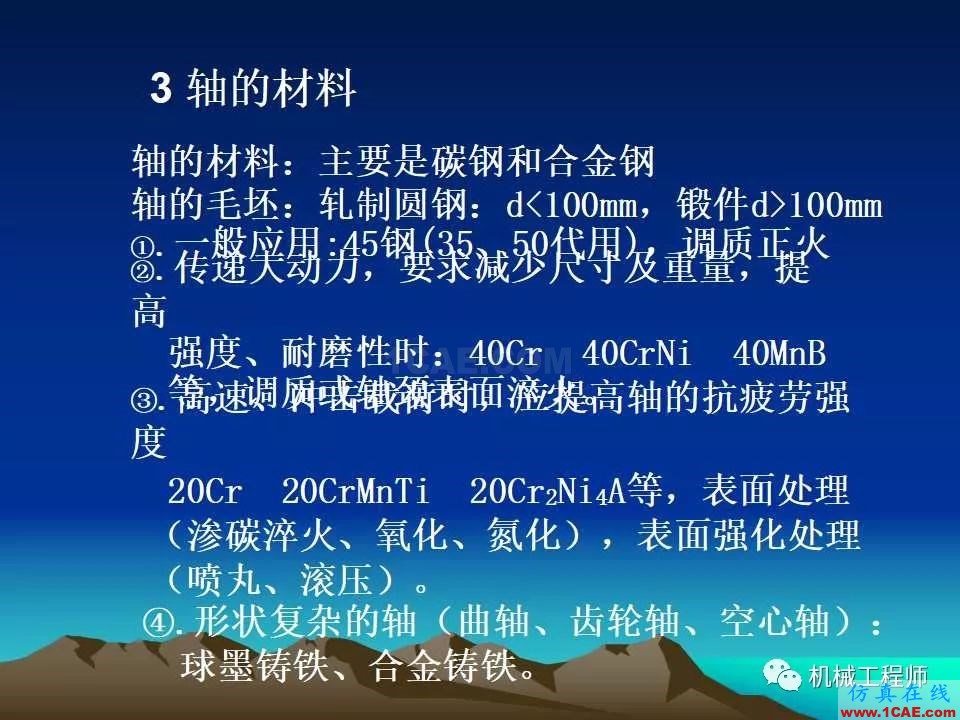【專業(yè)積累】軸的分類與結構設計及其應用機械設計圖例圖片15