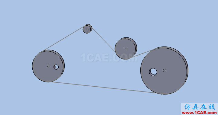 solidworks如何使用布局草圖創(chuàng)建皮帶仿真？solidworks simulation應(yīng)用技術(shù)圖片10