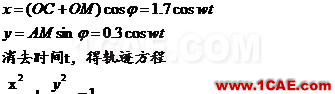 Ansys橢圓規(guī)運動軌跡分析ansys培訓的效果圖片2