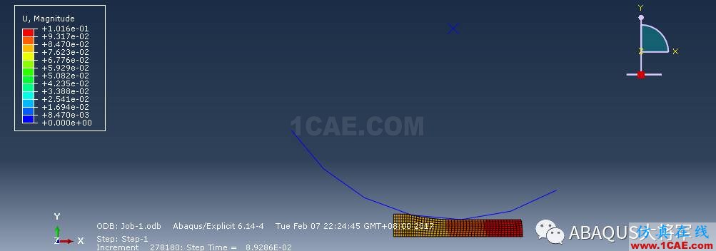 ABAQUS案例的Abaqus/CAE再現—厚板輥壓abaqus有限元分析案例圖片60