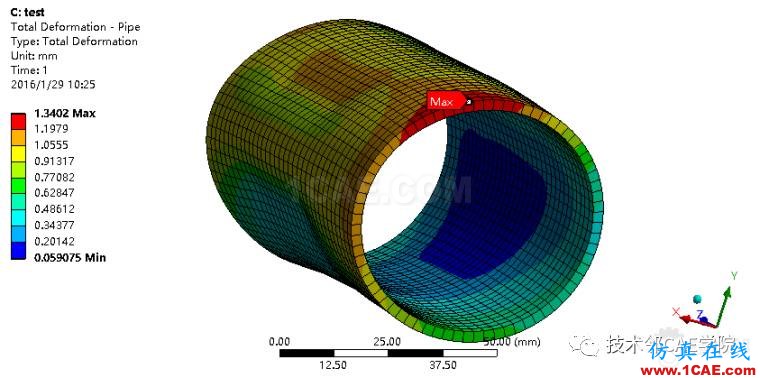 blob.png 【干貨】ANSYS workbench接觸問題案例——卡箍連接ansys培訓(xùn)課程圖片16