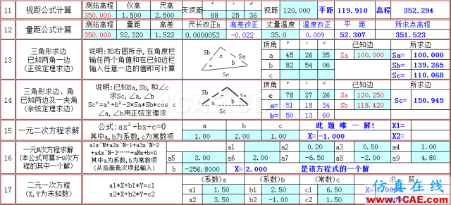 快接收，工程常用的各種圖形計(jì)算公式都在這了！AutoCAD分析圖片11