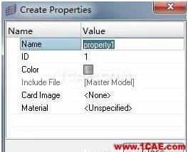 HyperWorks Tips & Tricks：使用創(chuàng)建Component對話框創(chuàng)建Component并自動關聯(lián)hyperworks仿真分析圖片2